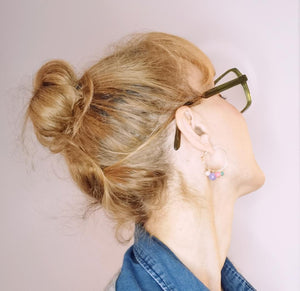 www.visiteprivee-deco.fr créoles femme breloques plaquées or, Jour de Mistral bijoux français.