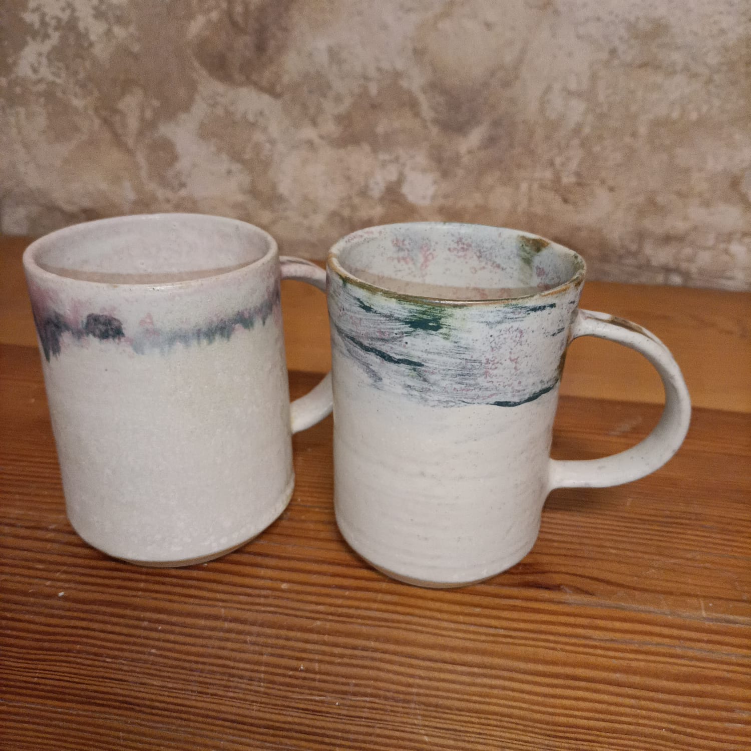 Tasse à café en duo mêlant céramique et bois