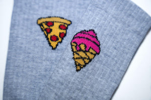 Ouvrir l&#39;image dans le diaporama, www.visiteprivee-deco.fr chaussettes dépareillées &quot; petite faim&quot; made in France.
