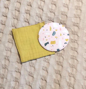www.visiteprivee-deco.fr miroir de sac femme terrazzo fabrication française.