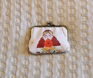 www.visiteprivee-deco.fr porte monnaie femme bohème en tissu, fabrication française.