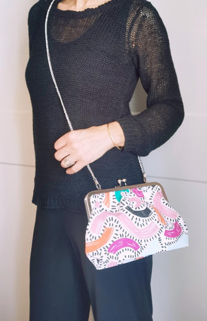 www.visiteprivee-deco.fr sac pochette femme chaîne, made in France.