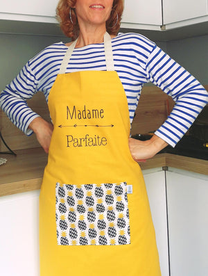 www.visiteprivee-deco.fr tablier cuisine femme, Madame parfaite; fabrication française.
