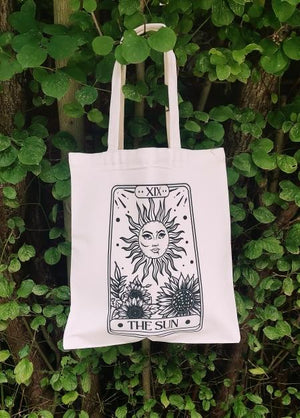 www.visiteprivee-deco.fr tarot soleil, the sun  tote bag, fabrication française.