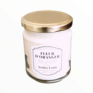 Ouvrir l&#39;image dans le diaporama, www.visiteprivee-deco.fr bougie vegan parfumée fleur d&#39;oranger
