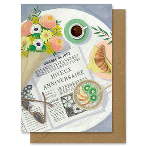 www.visiteprivee-deco.fr carte joyeux anniversaire papier recyclé