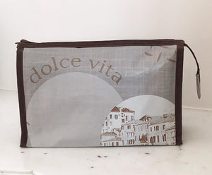www.visiteprivee-deco.fr trousse de toilette mixte vintage, toile cirée réalisée main en france