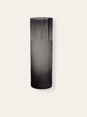 www.visiteprivee-deco.fr vase tube gris fumé